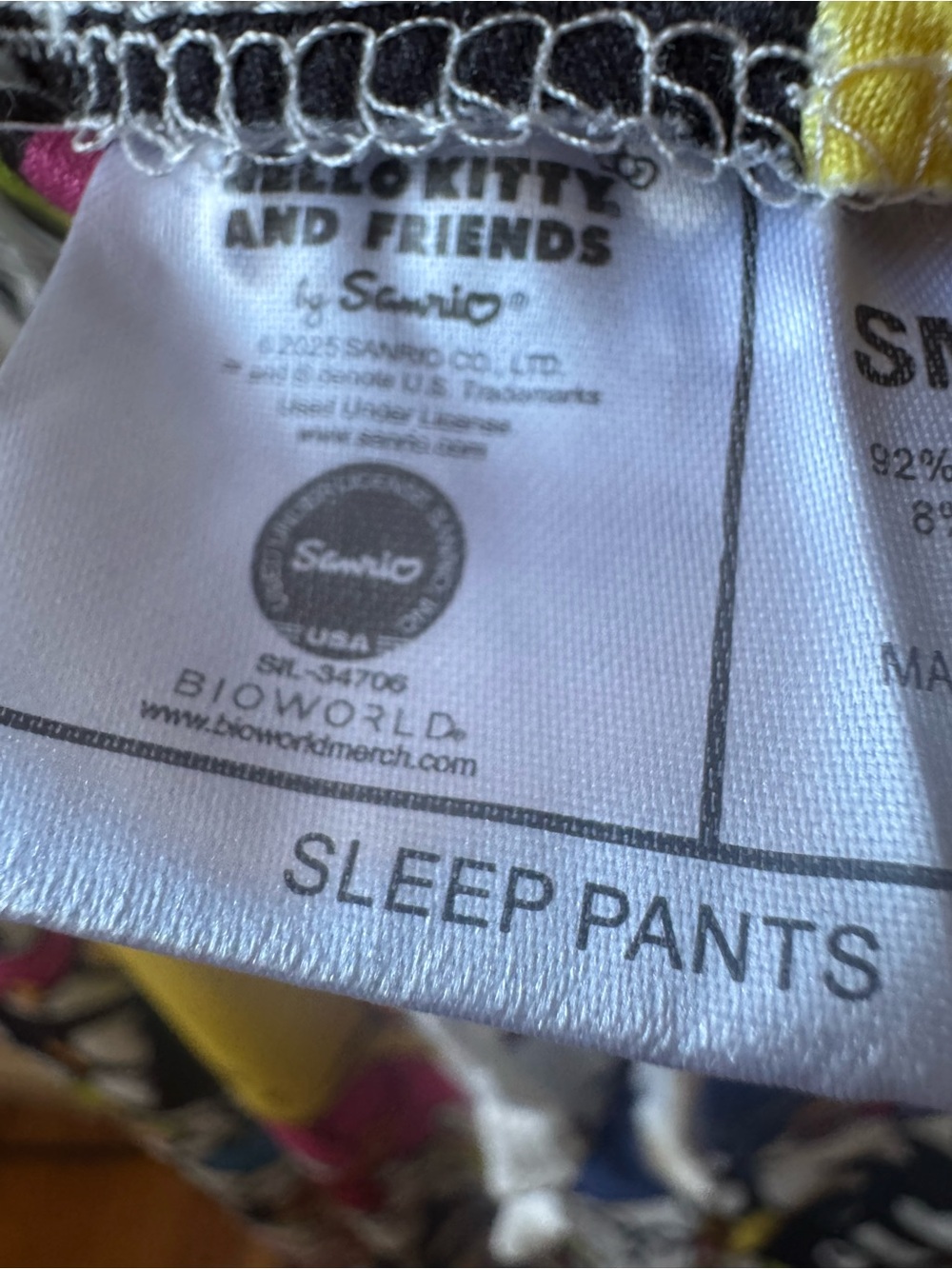 2 NWT Sanrio HELLO KITTY Lounge Sleep Pants PJ Bundle - Picture 4 of 12